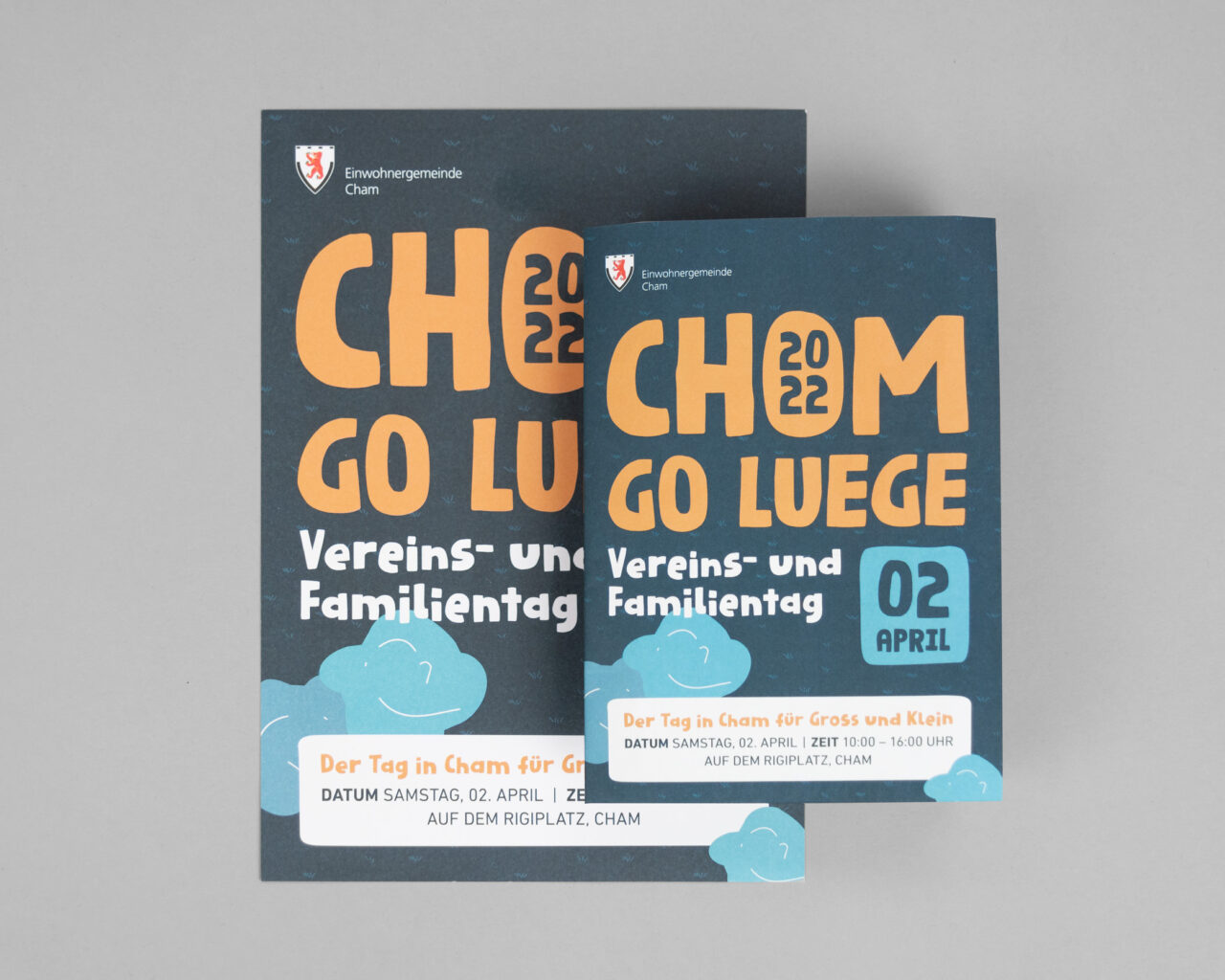 Gemeinde Cham – Vereins und Familientag 2022 Falt-Flyer