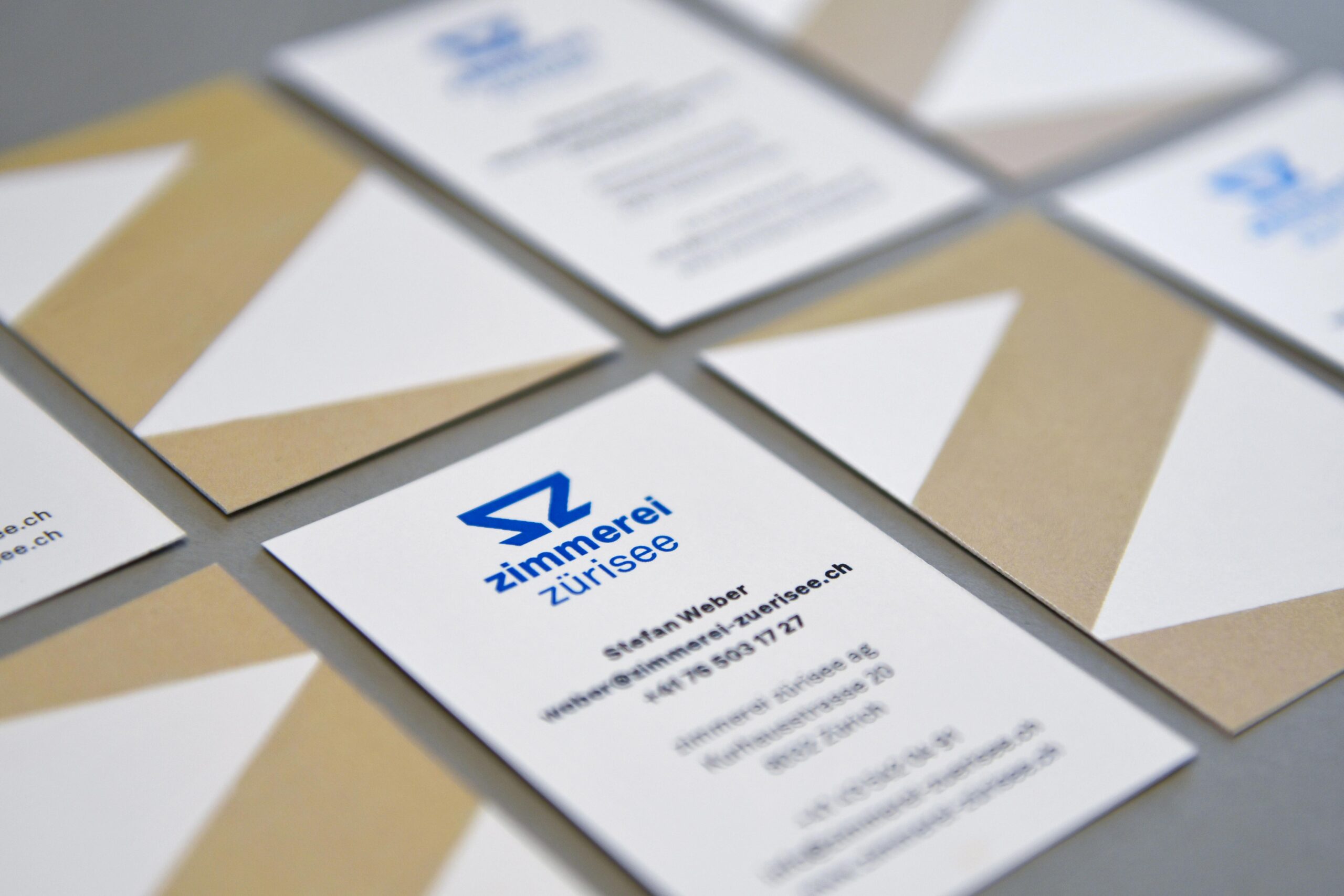 Zimmerei Zürichsee Visitenkarten